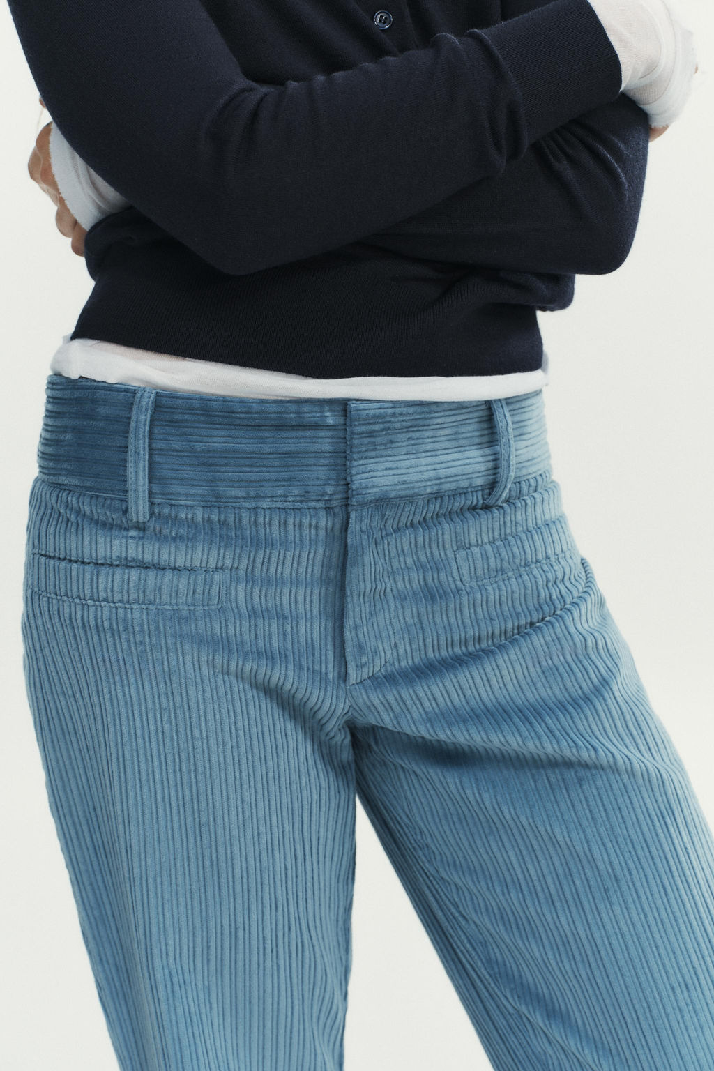 FLARE CORDUROY TROUSERS