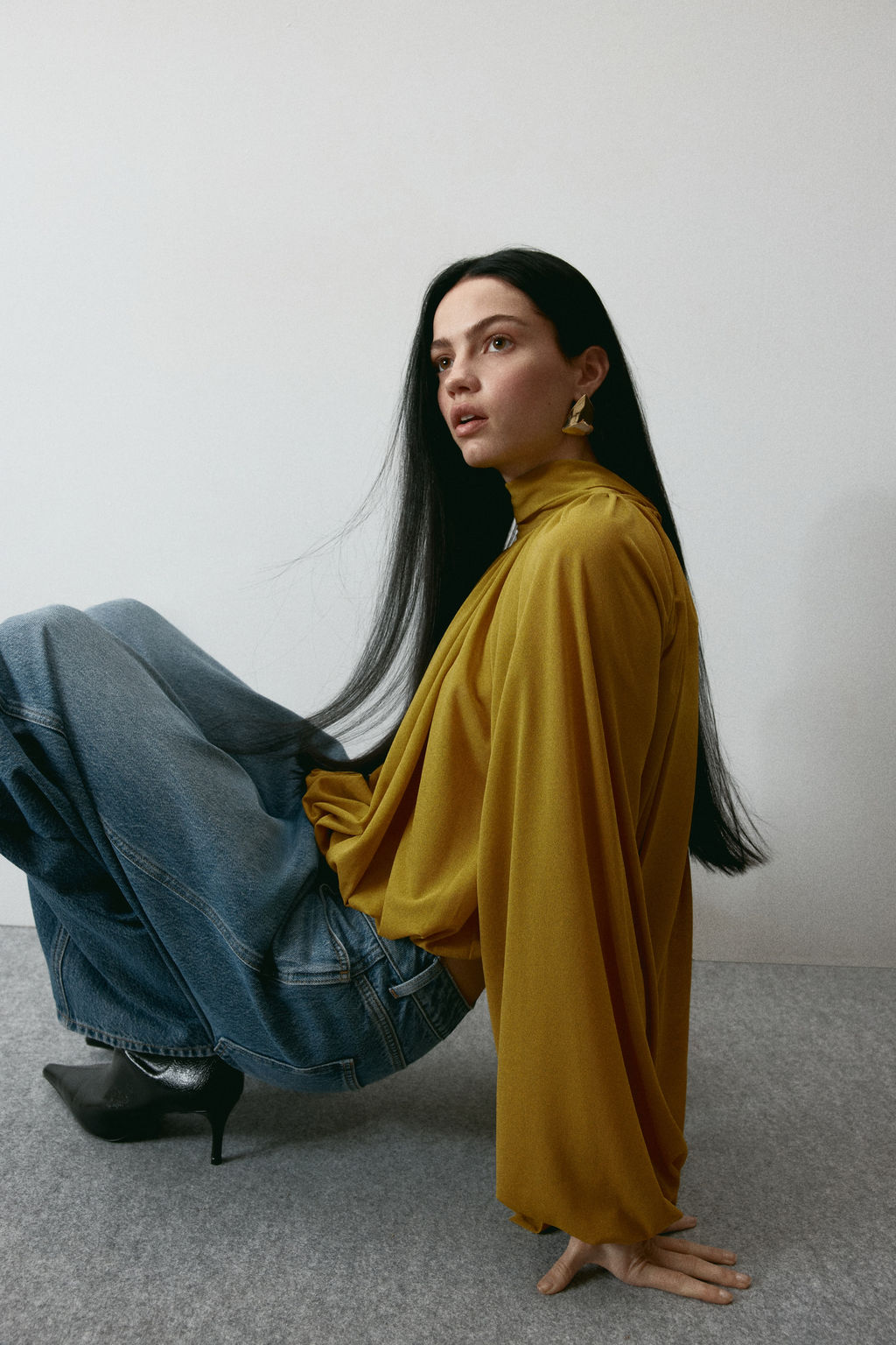 Blusa con lazada - H&m фото 6