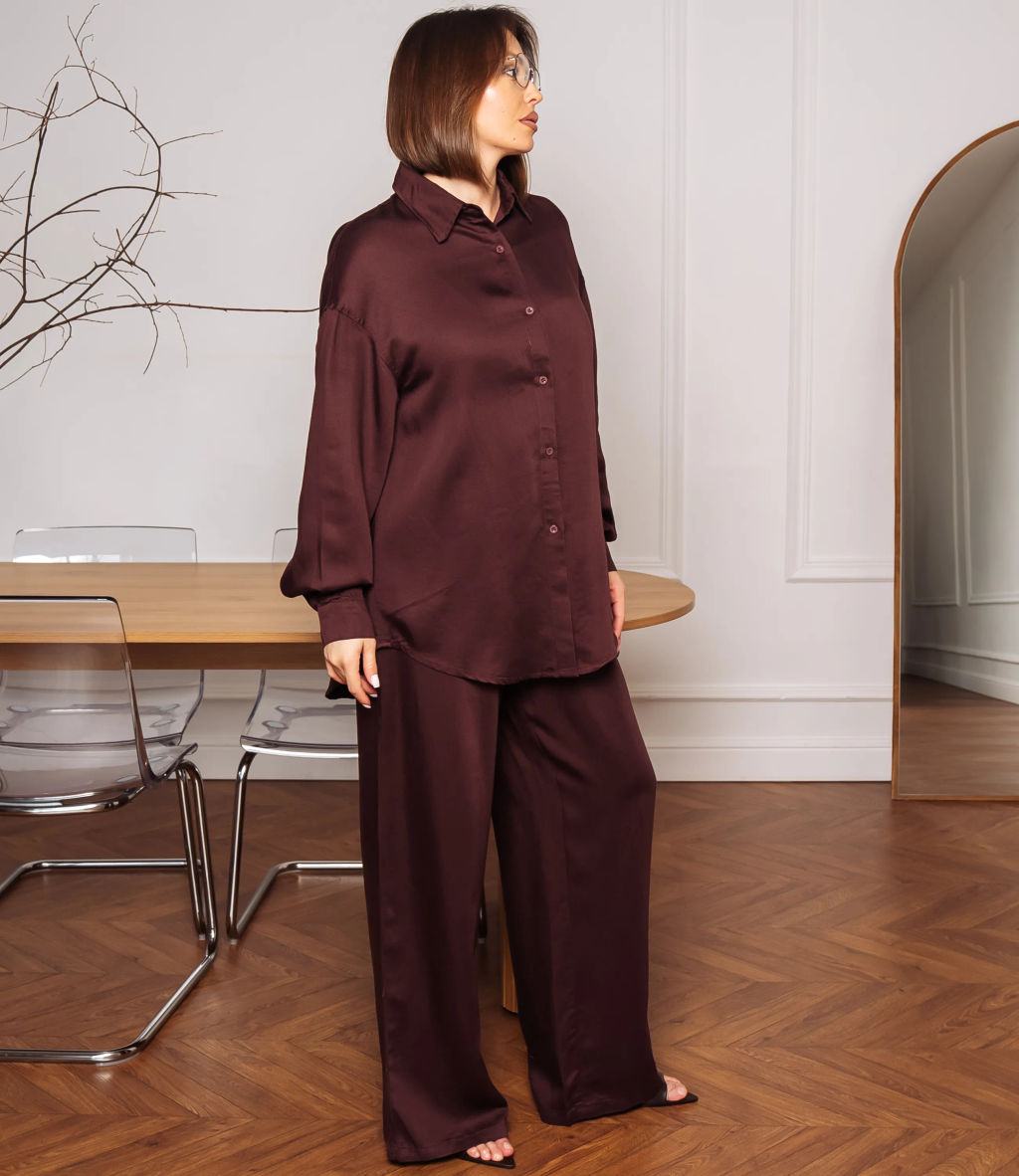 Джинсовый костюм #КТ8061 (2), инжир - Dommod фото 2