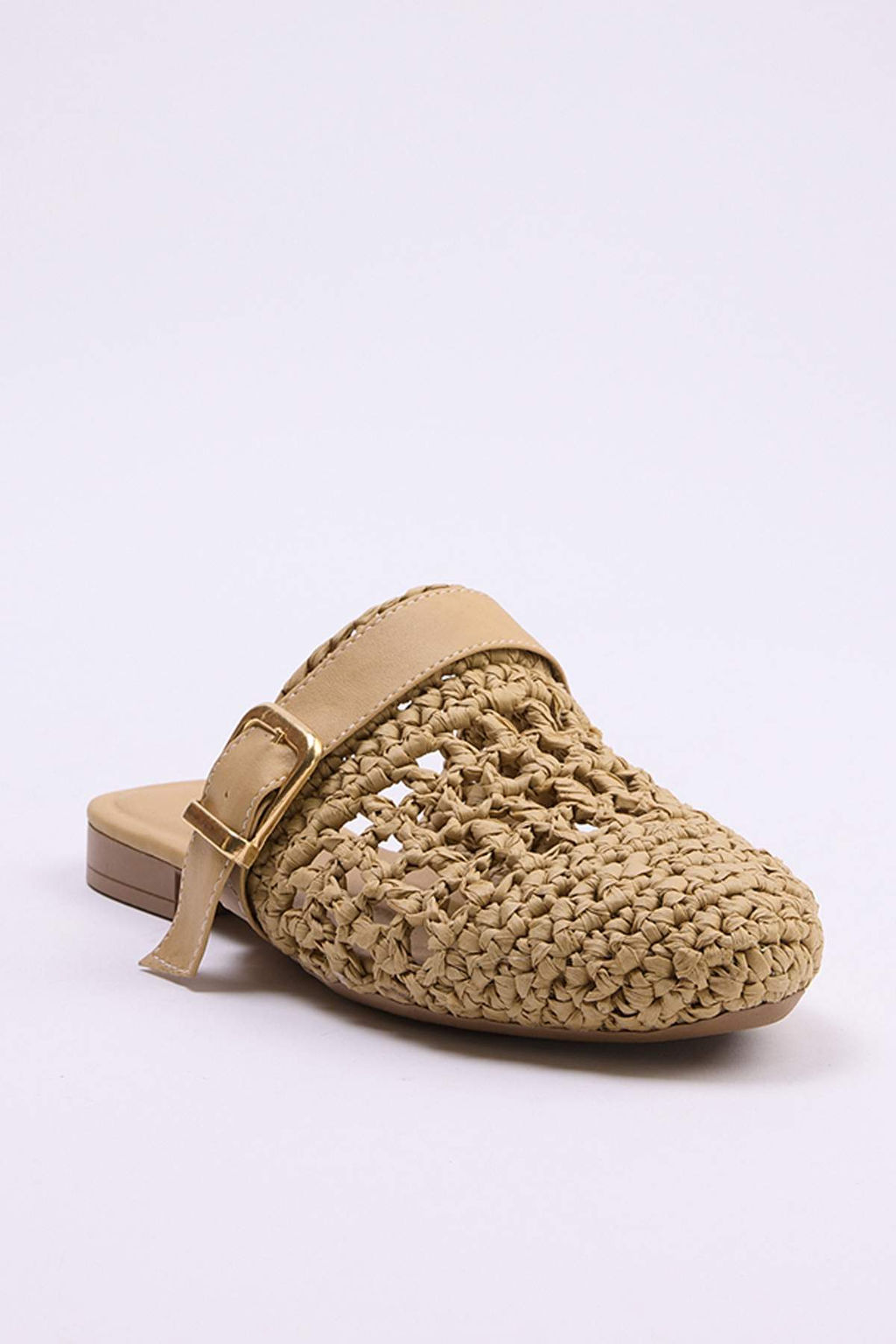 Camel Has?r Bant Detayl? Kad?n Terlik TAKSS26TE00004