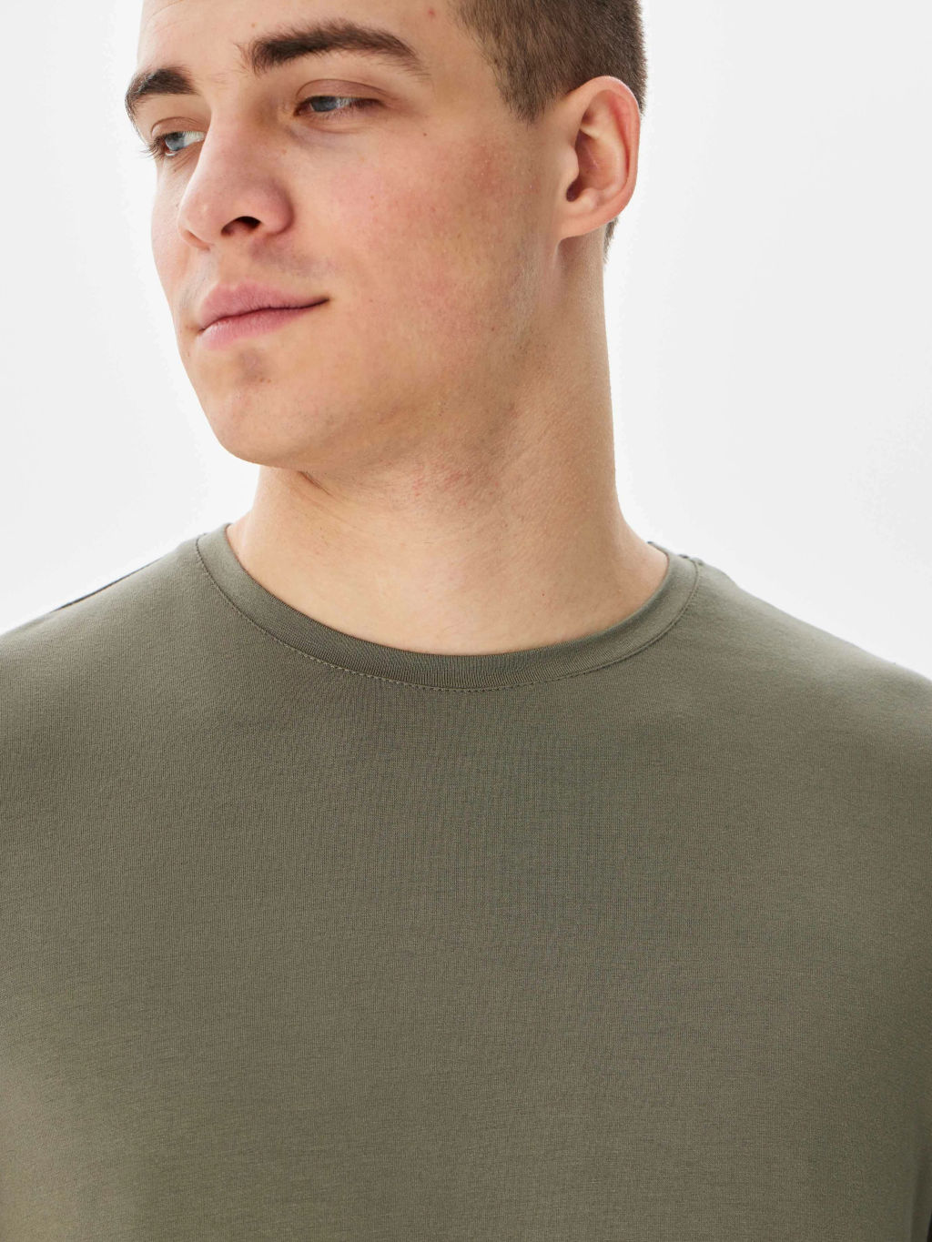 Футболка мужская короткий рукав GREG G145-V-61742 (хаки)  фото 11