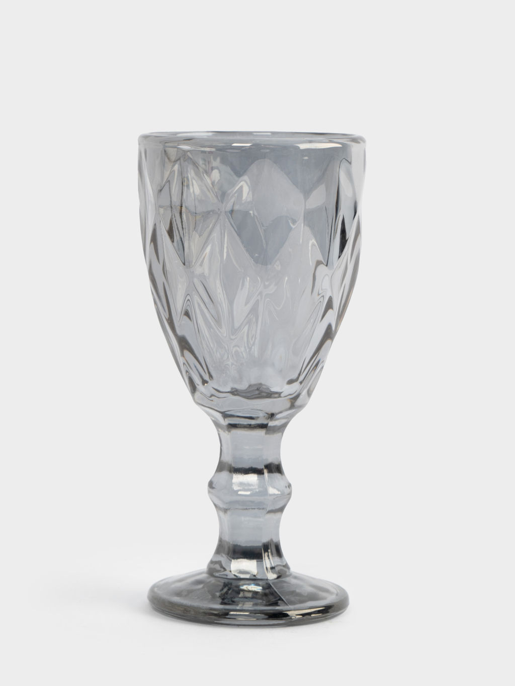 Рюмка, 50 мл, стекло, серая, Diamond color - Anna lafarg фото 2