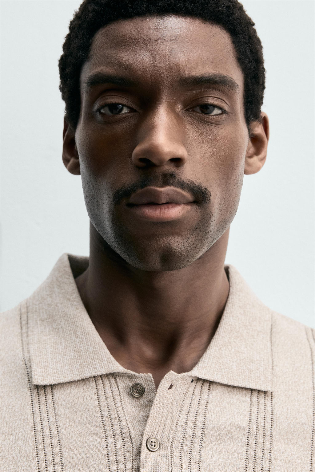 POLO PUNTO REGULAR FIT ESTRUCTURA / Crudo / Beige - Zara фото 5