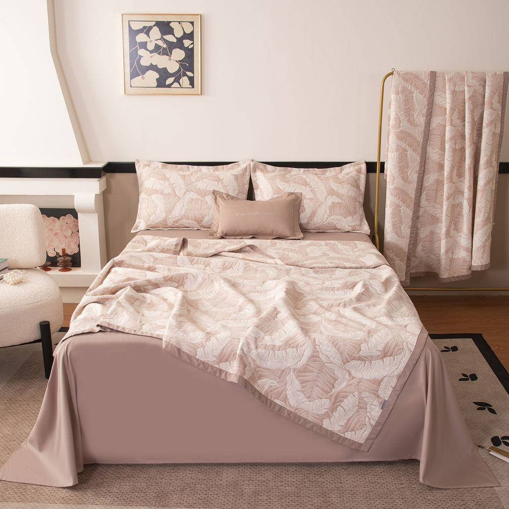 Комплект постельного белья Сатин Aurora Veil с Покрывалом AV002 Евро