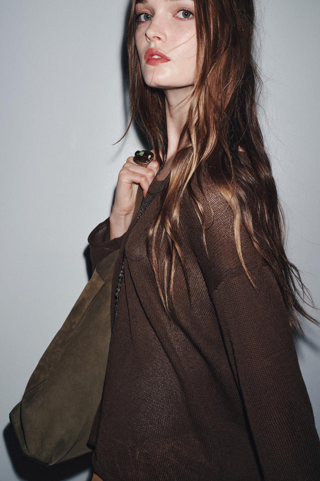 RUSTIC KNIT SWEATER - Zara фото 4