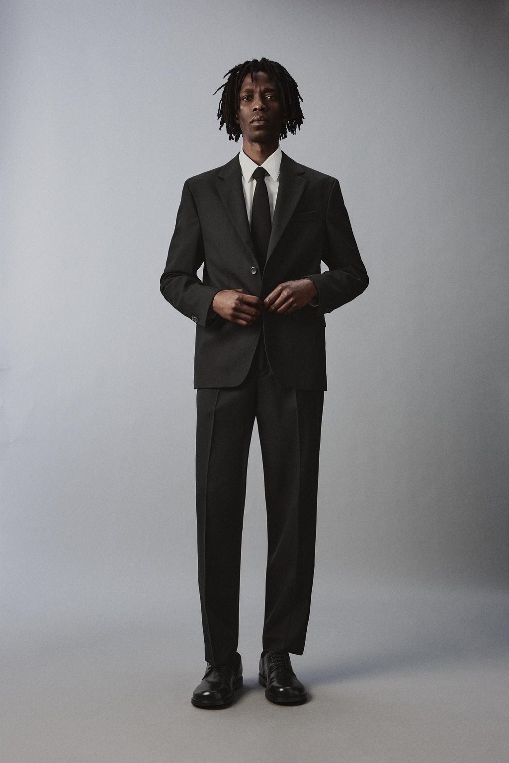 BLAZER TRAJE 100% LANA / Negro