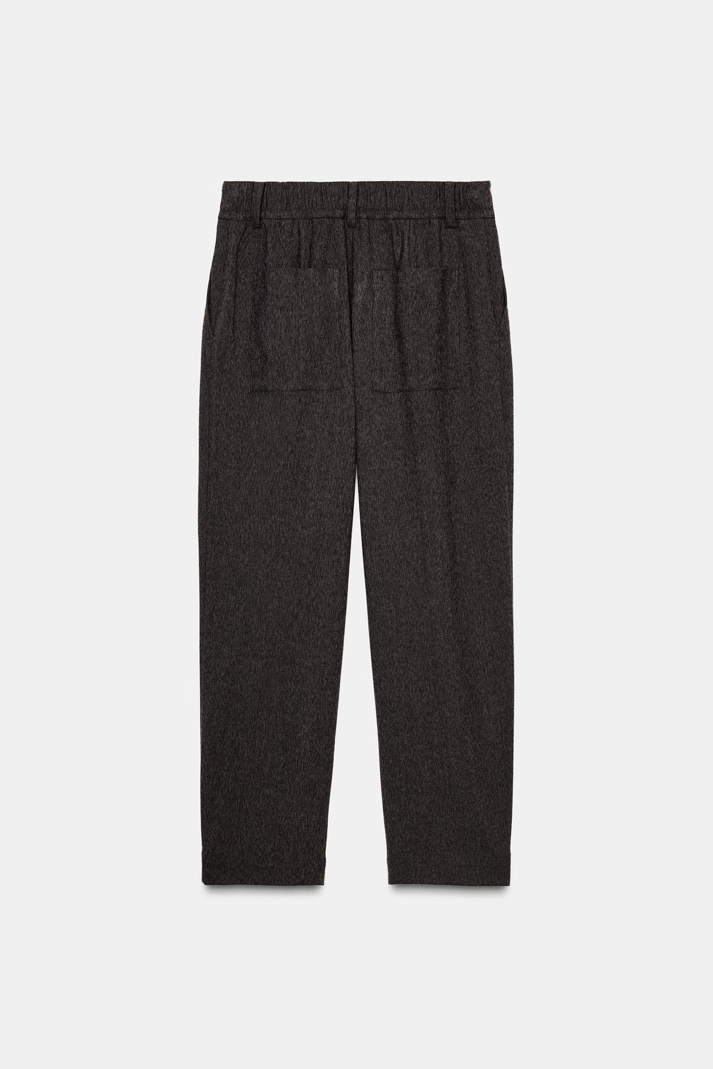 MID-WAIST TROUSERS WITH PLEATS AND ELASTICATED BACK - Zara фото 8