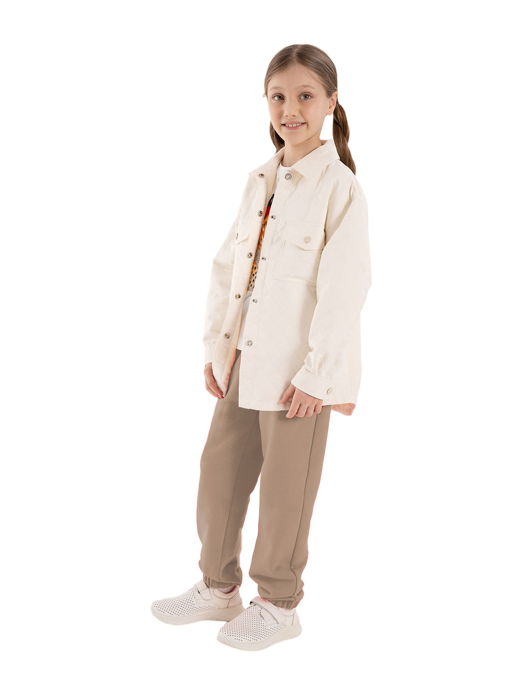 Куртка для девочки О66184 - Карамелли фото 3