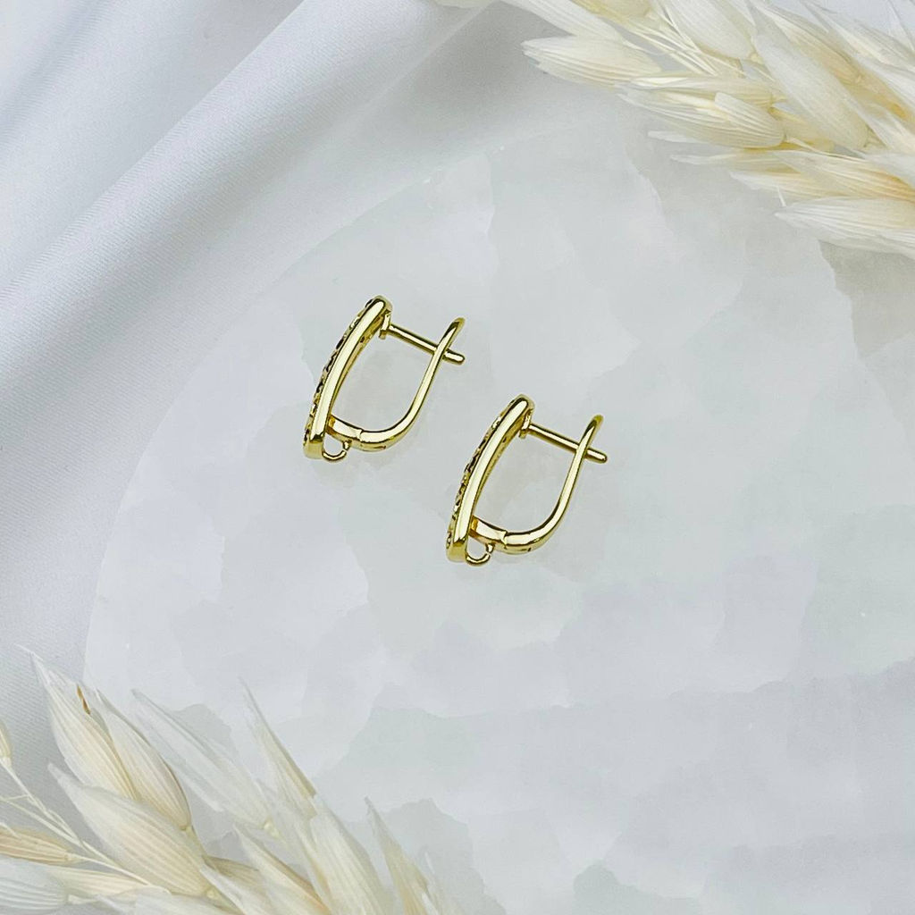 Швензы для сережек с Фианитами