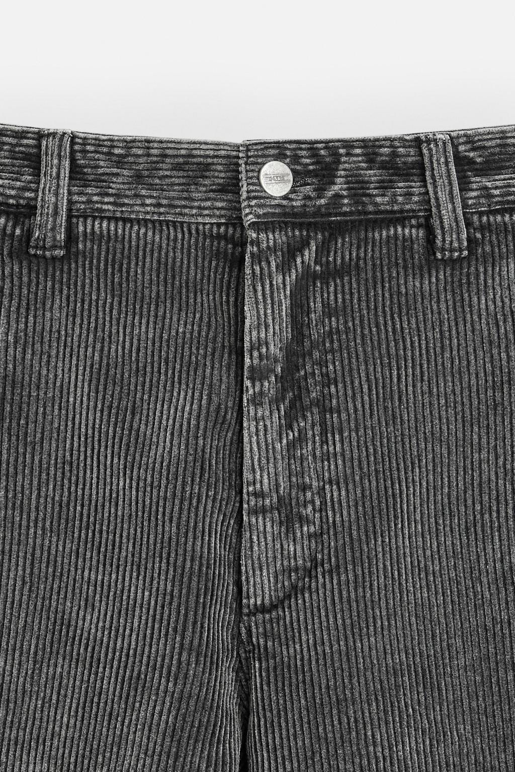 CORDUROY CARROT FIT TROUSERS - Zara фото 34