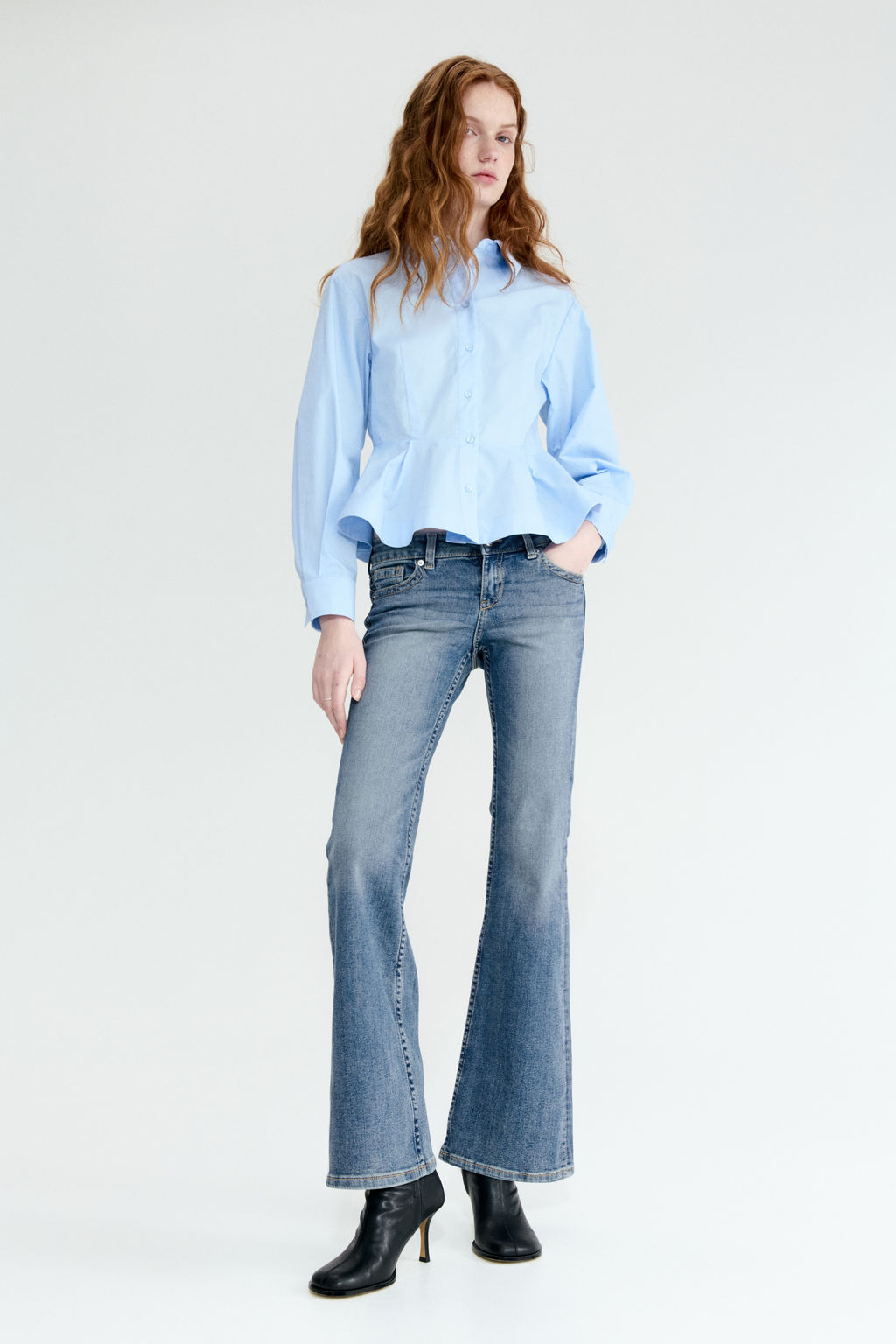 Flared Low Waist Jeans - H&m фото 5