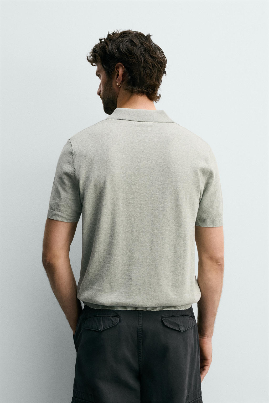 POLO PUNTO REGULAR FIT ESTRUCTURA / Tostado - Zara фото 10