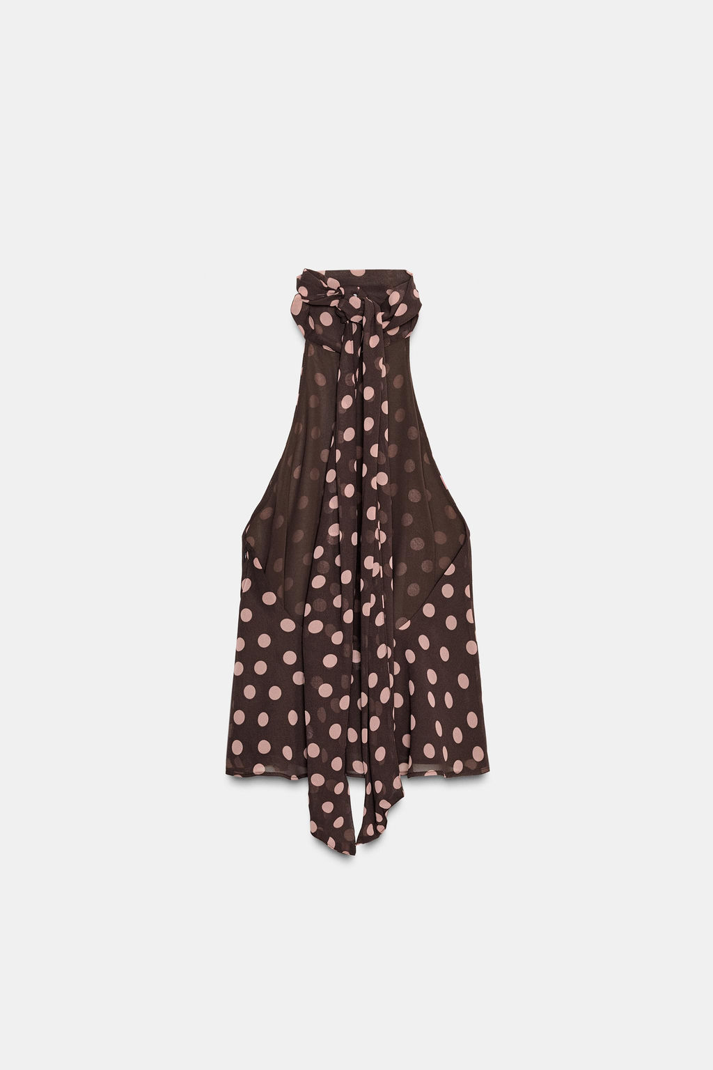 HALTER TOP WITH TIED DETAIL - Zara фото 9