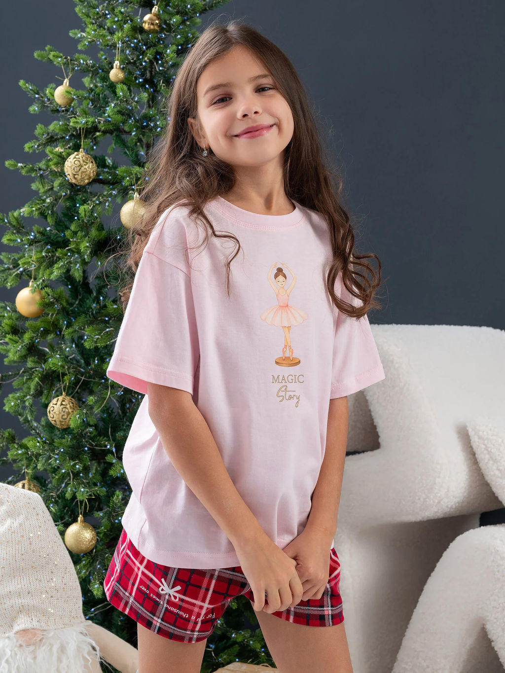 Комплект для девочек Балерина Розовый - Modamica фото 3