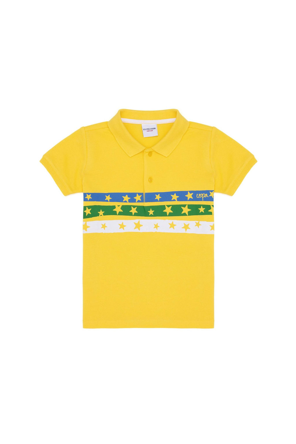 U. S. Polo Assn Темно-желтая футболка-поло для мальчика - U.s. polo assn фото 4