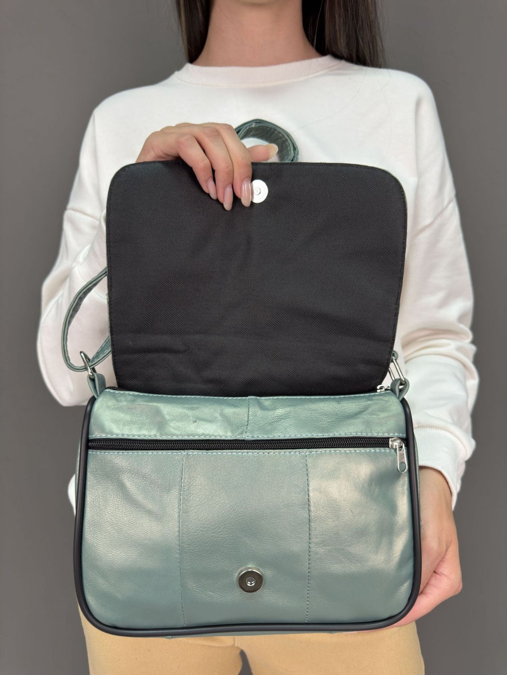 Сумка женская из телячьей кожи