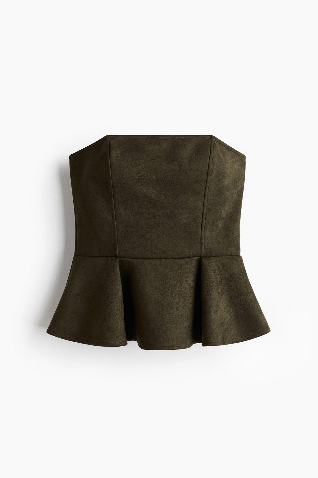 Top bandeau con peplum - H&m фото 2
