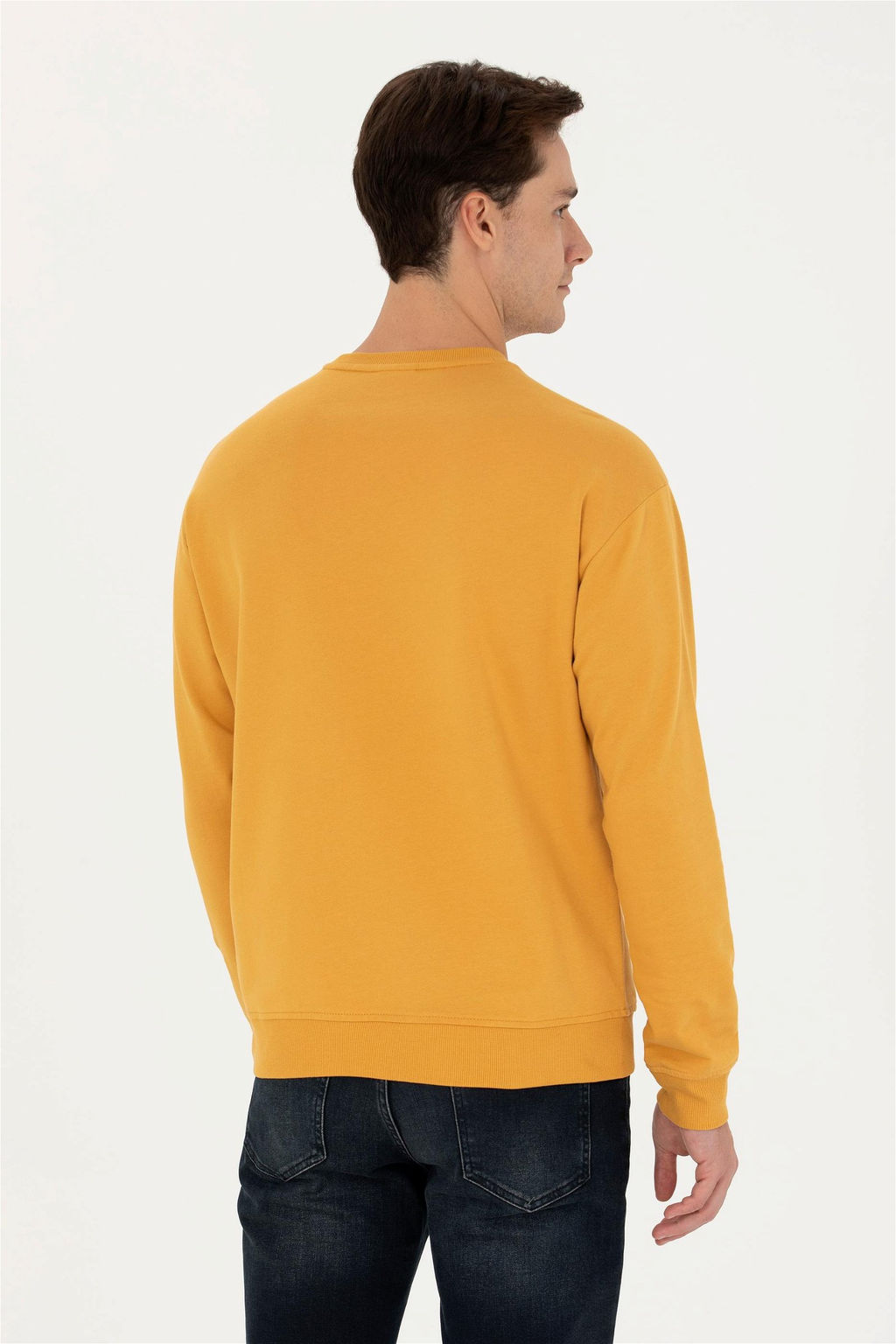 U. S. Polo Assn / Мужской горчичный свитшот - U.s. polo assn фото 5