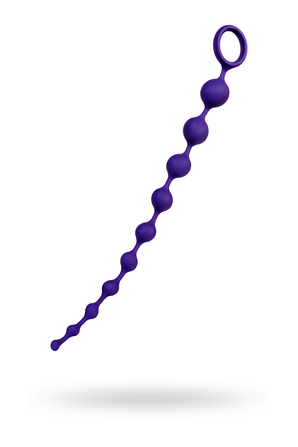 Анальная цепочка ToDo by Toyfa Grape, силикон, фиолетовая, 35 см, 2,7 см