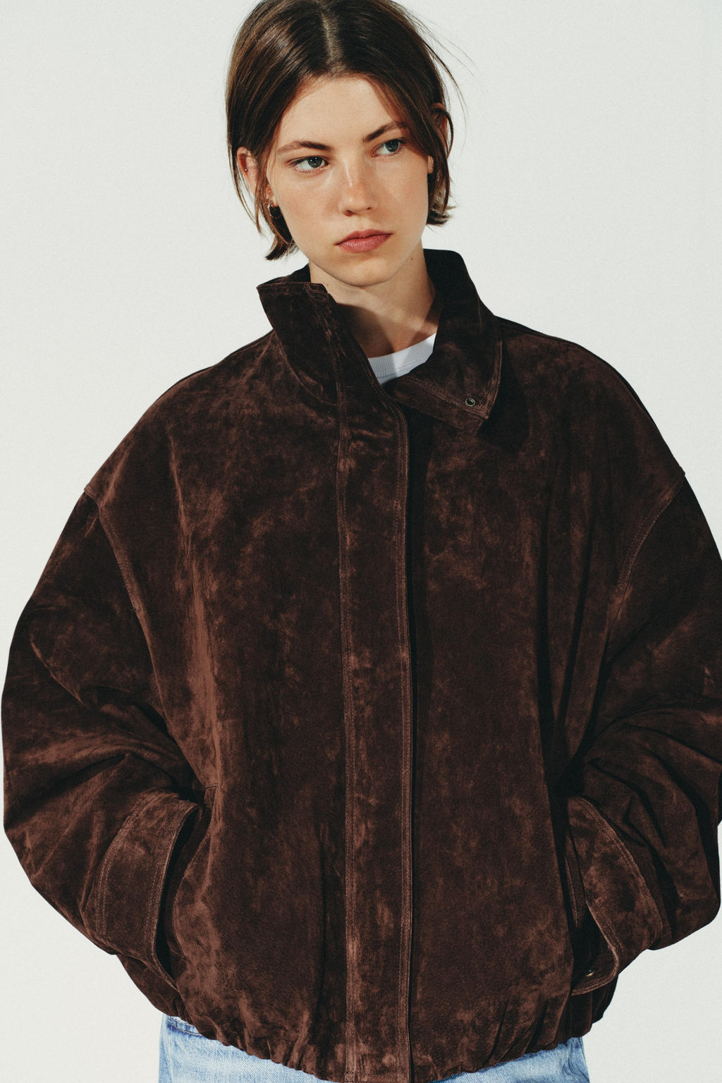 SUEDE LEATHER JACKET - Zara фото 7