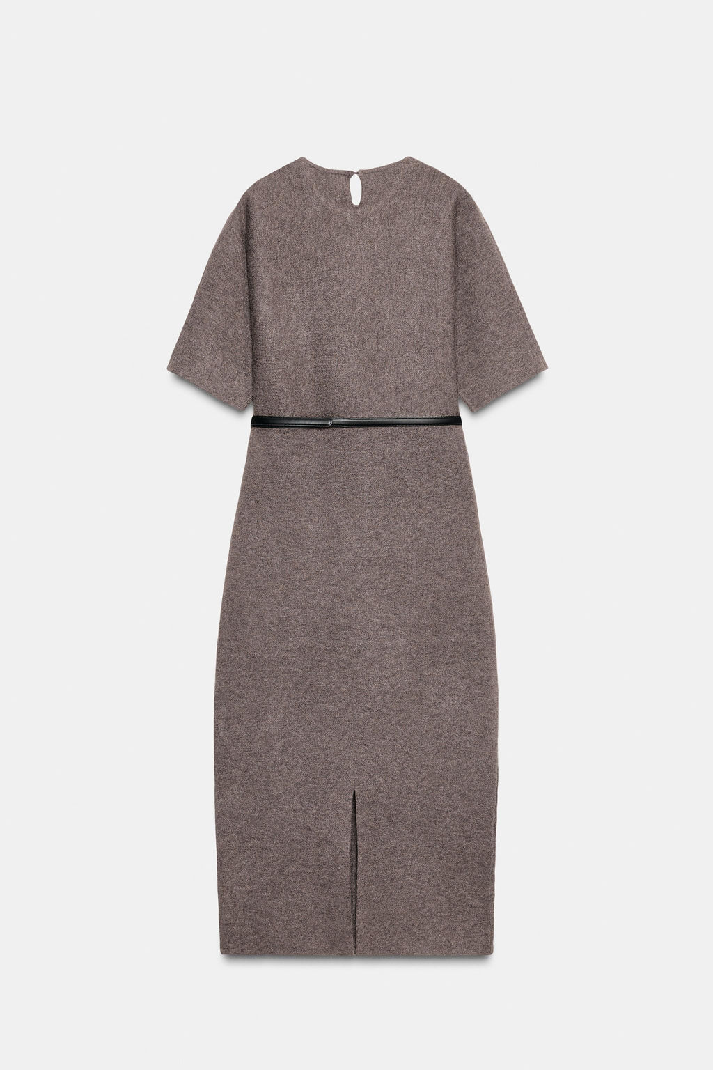 MIDI DRESS WITH BELT - Zara фото 4