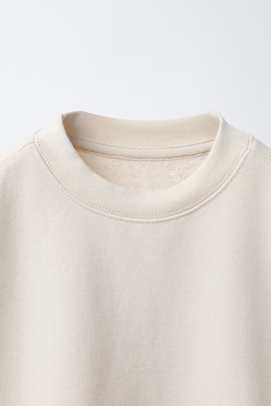 SUDADERA B?SICA TEXTO Y ETIQUETA / Crudo - Zara фото 3