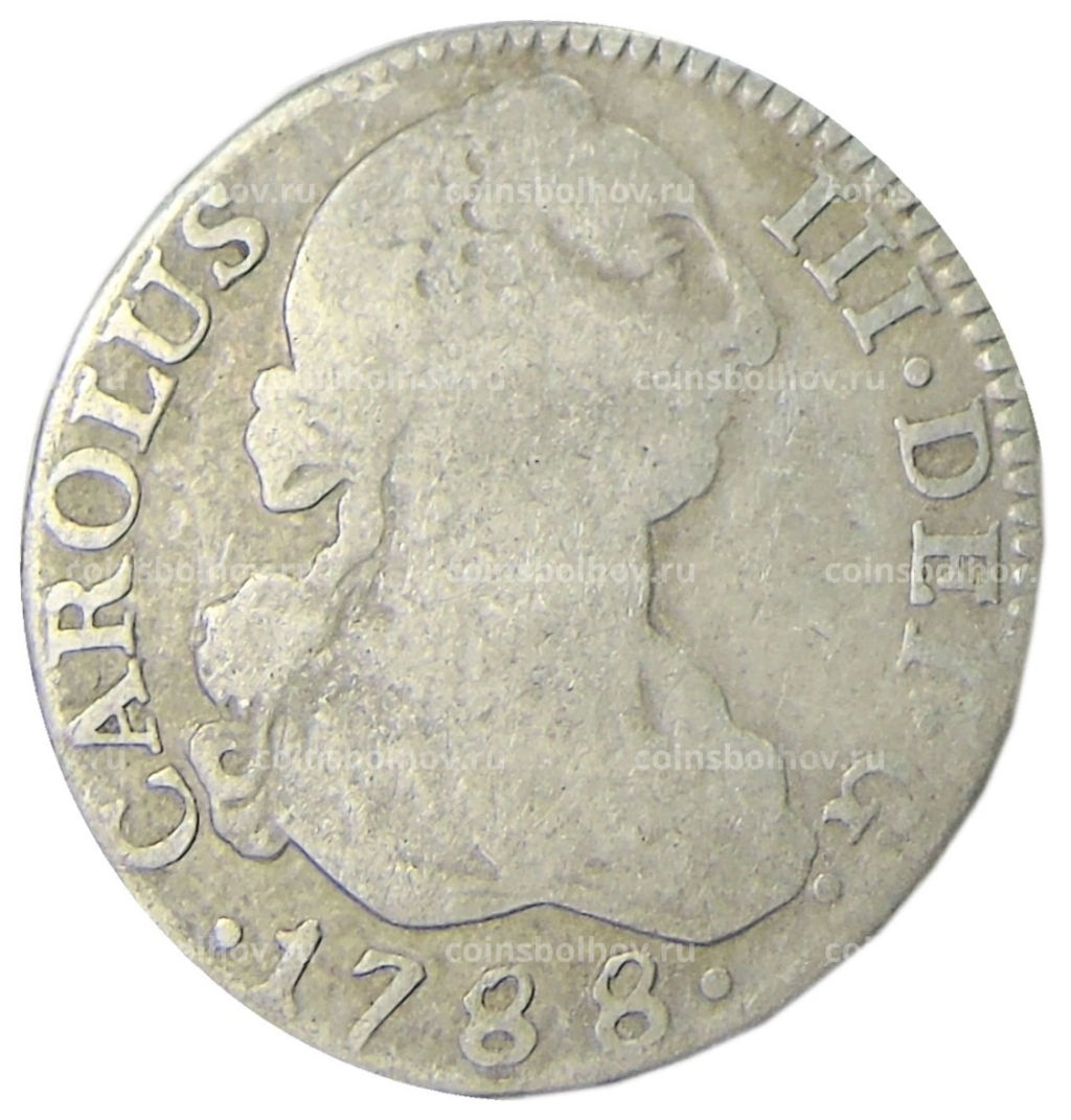 2 реала 1788 года Испания