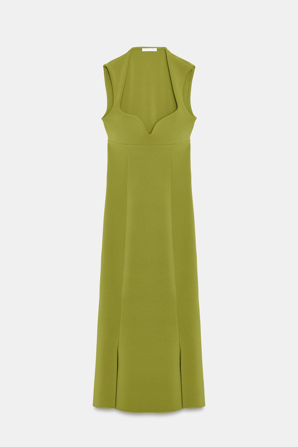 VESTIDO ESCOTE CORAZ?N / Verde - Zara фото 5