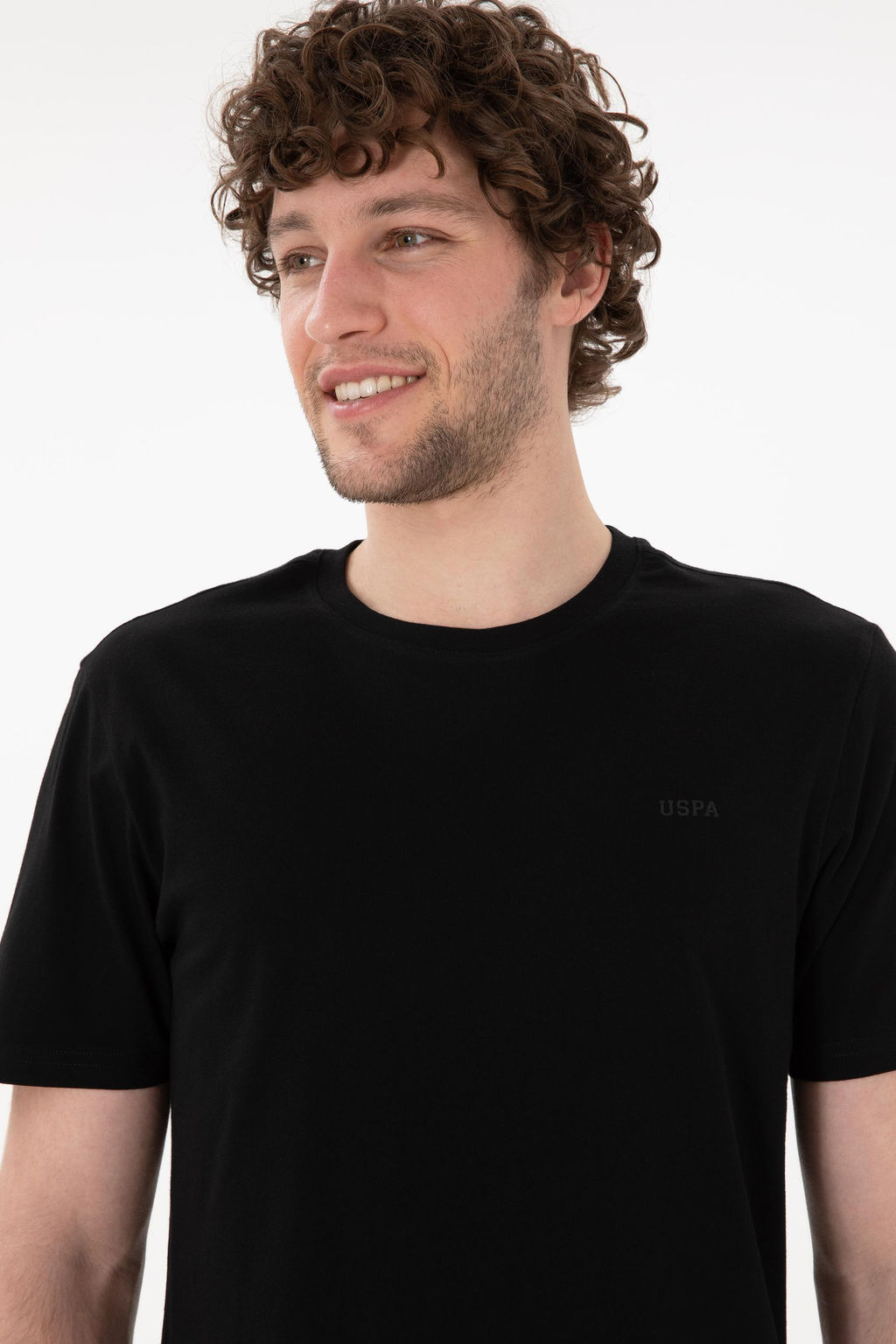 Erkek Regular Fit Bisiklet Yaka Siyah Basic Ti__rt Sepette S_rpriz _ndirim - U.s. polo assn фото 3
