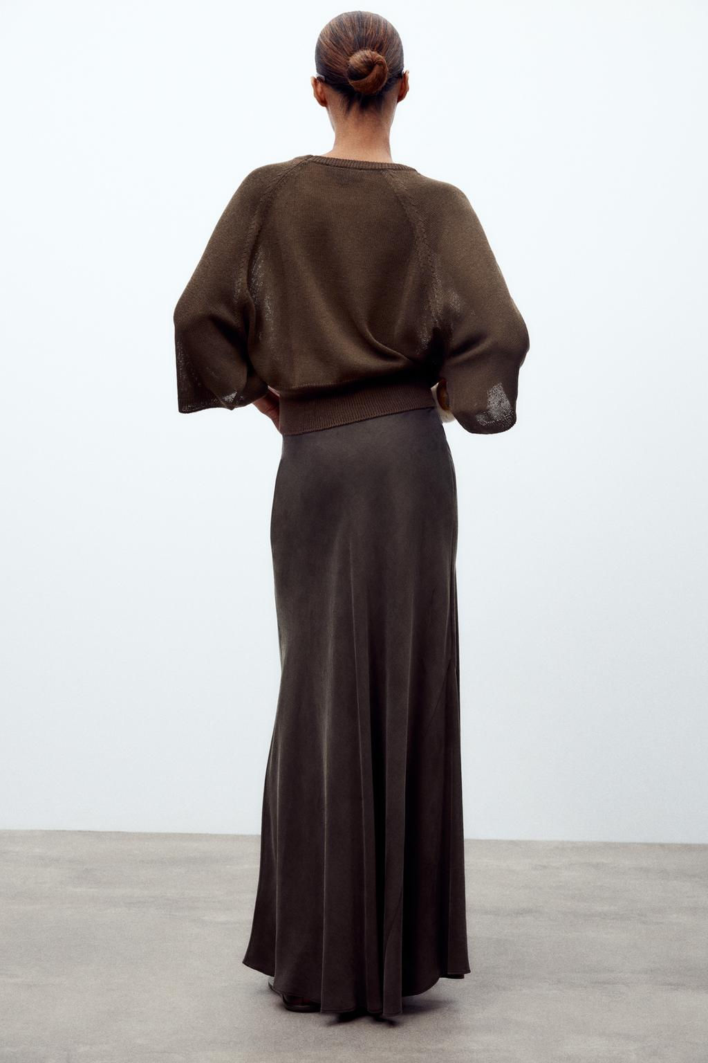 ZW COLLECTION LONG SKIRT - Zara фото 13