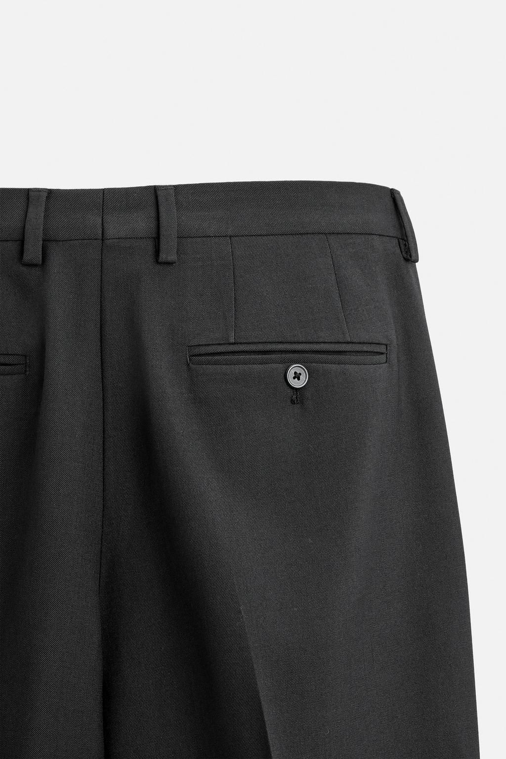 WOOL SUIT TROUSERS - Zara фото 9