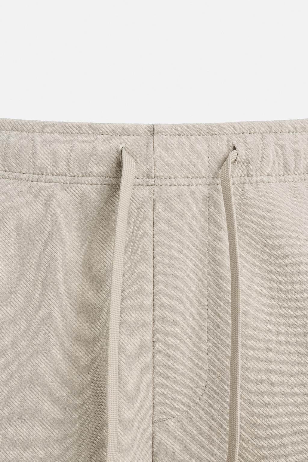 TEXTURED COMFORT BERMUDA SHORTS - Zara фото 18