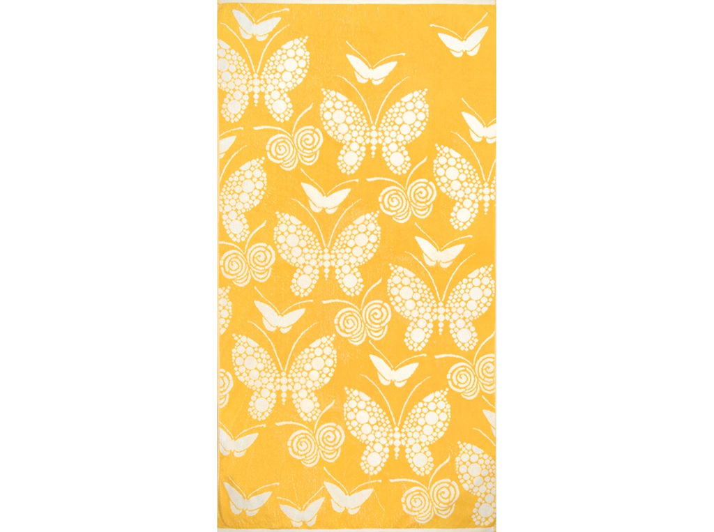 Полотенце махровое 6с102.413ж1 Беляночка(т.желтый3) 81х160см