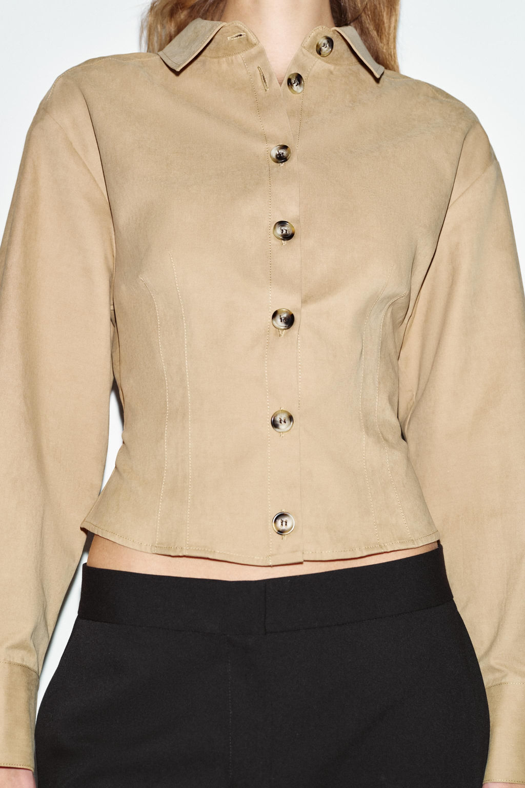 SOFT-TOUCH TAILORED SHIRT - Zara фото 11