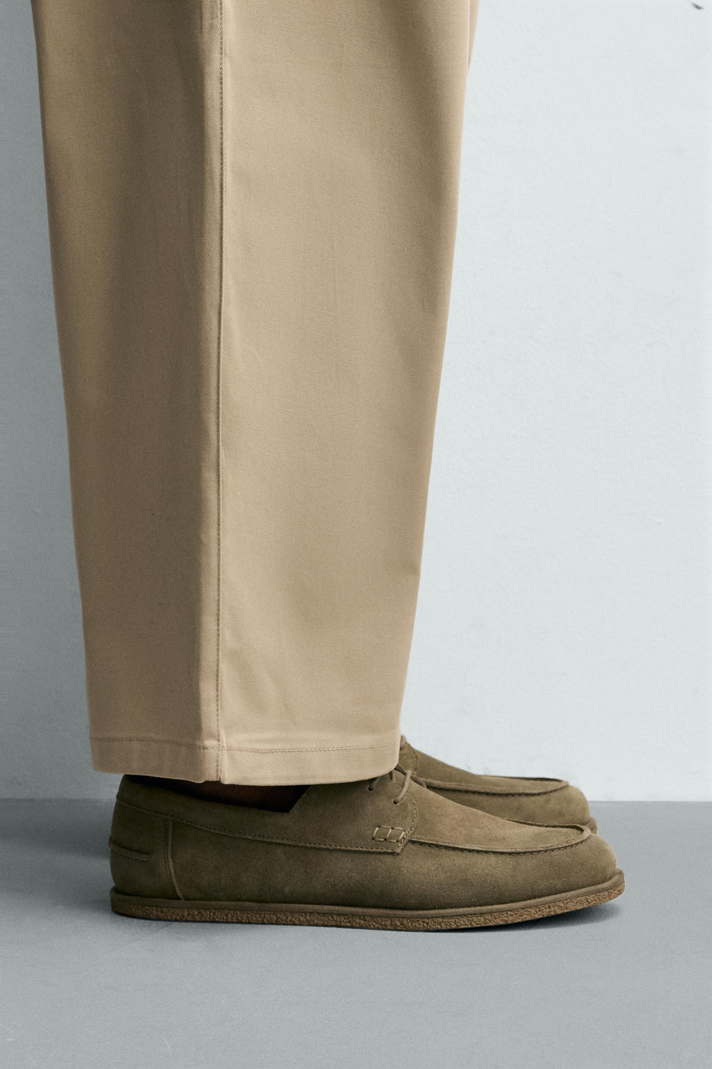 ZAPATO N?UTICO PIEL CASUAL / Verde - Zara фото 6