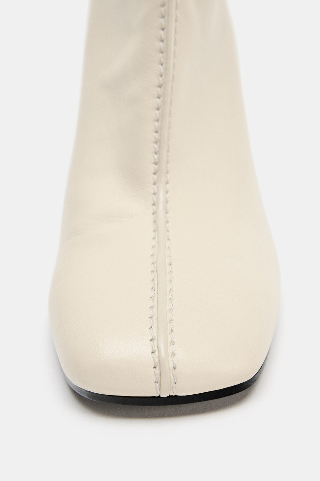 LIMITED EDITION LEATHER HEELED ANKLE BOOTS - Zara фото 10