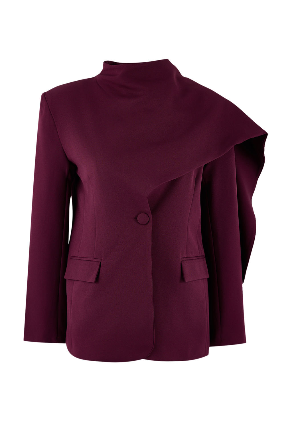 Siyah Sal Yaka Regular/Normal Kal?p Dokuma Astarl? Vatkal? Blazer Ceket TWOSS26BC00010 - Trendyolmilla фото 9