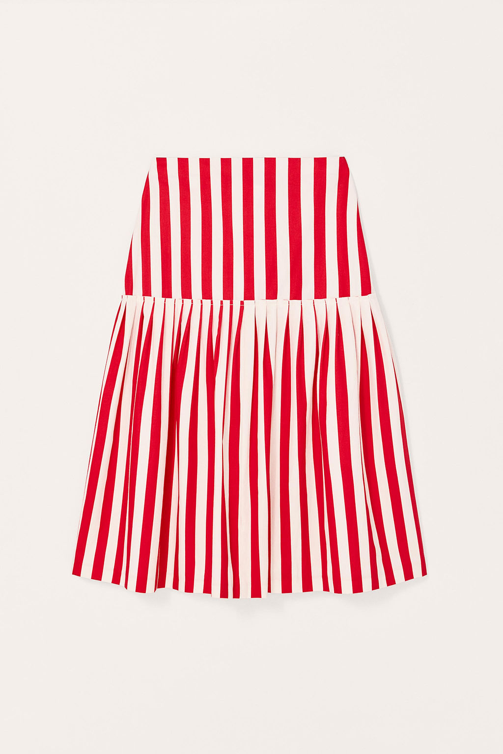 LIMITED EDITION STRIPED MIDI SKIRT - Zara фото 11