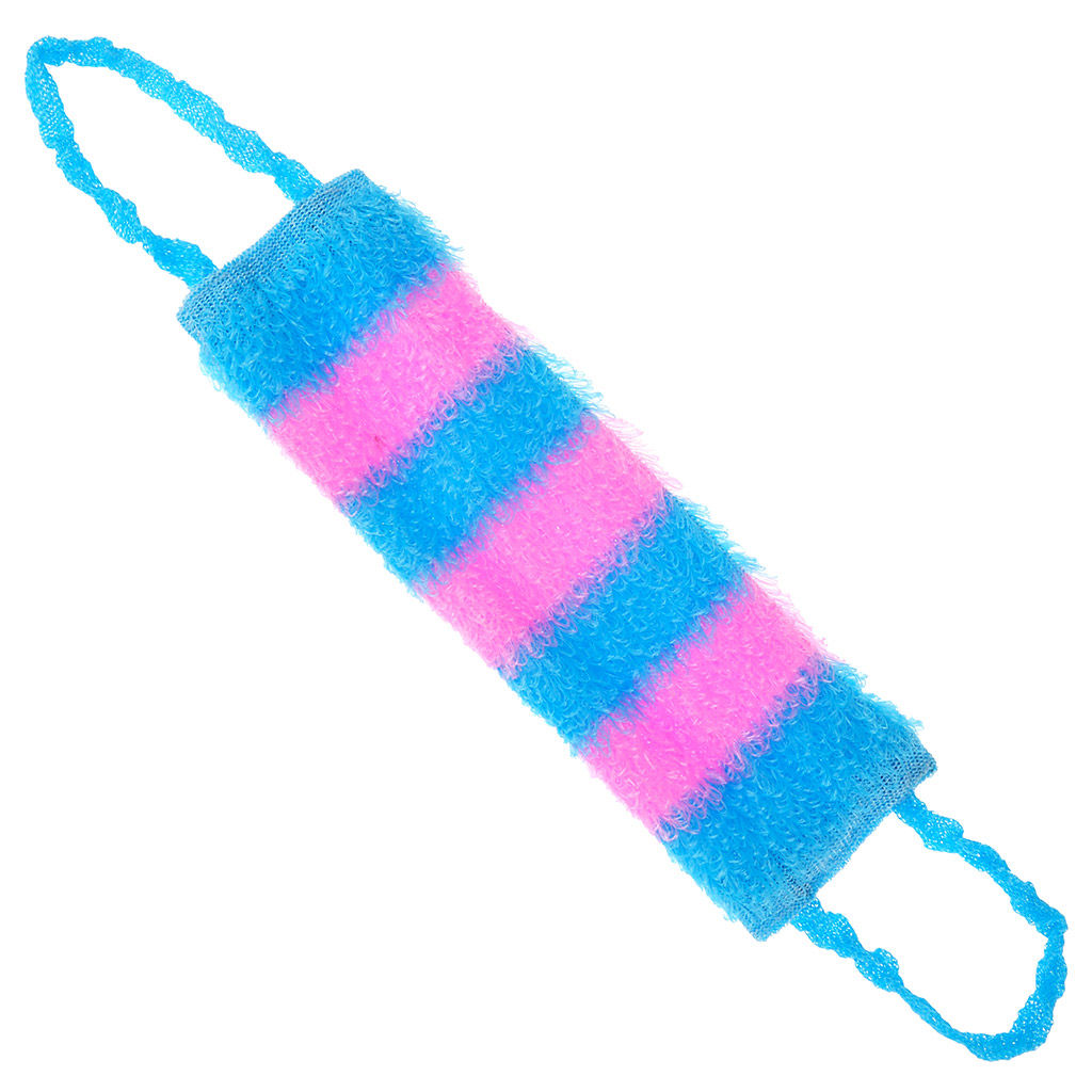 Мочалка банная Фантазия 15х40см, полипропиленовая нить (Россия) - Домашняя мода фото 4