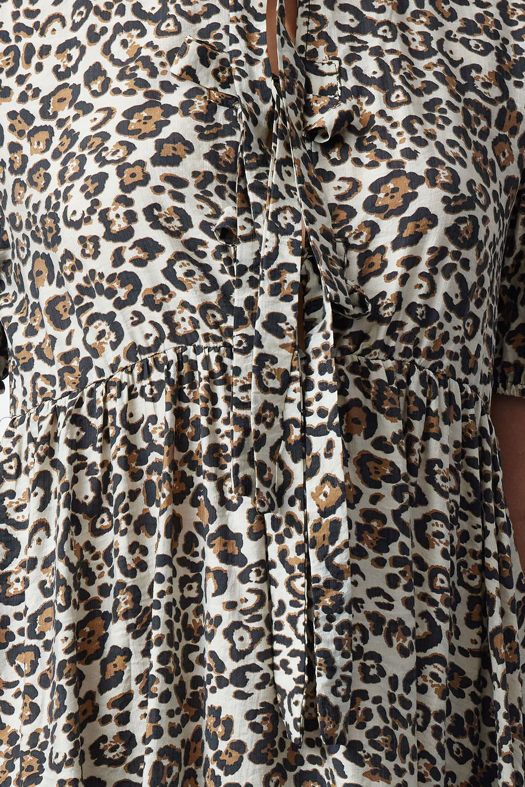 Trendyolmilla Cok Renkli Animal A-line Maxi Dokuma Elbise TWOSS24EL01140  фото 3