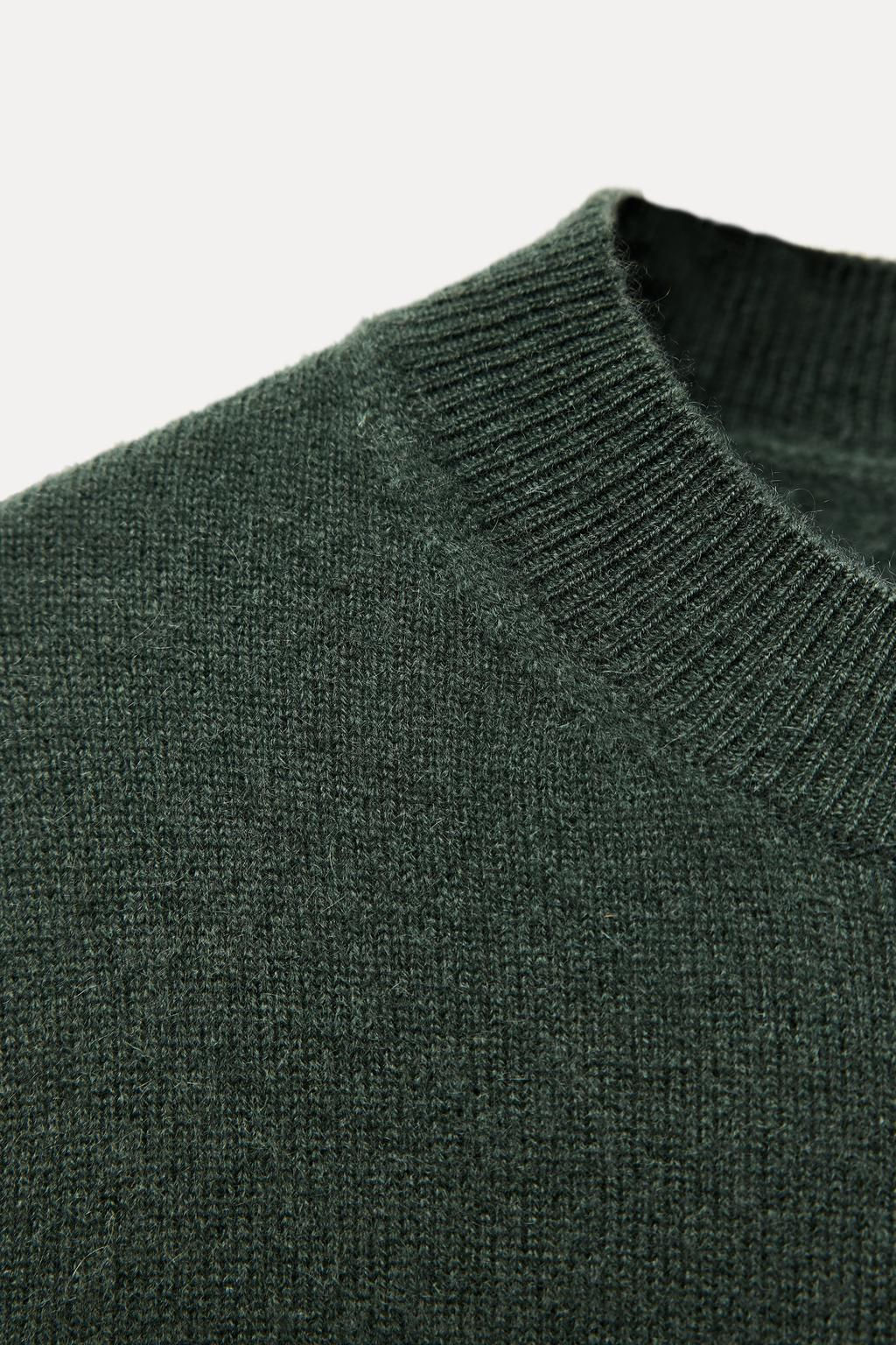 PLAIN KNIT 100% CASHMERE SWEATER - Zara фото 14