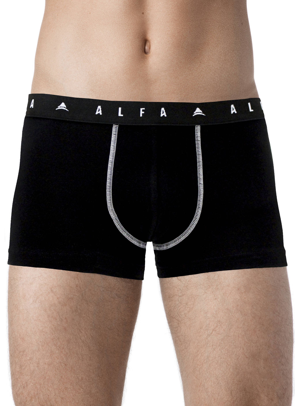 ALFA ТРУСЫ МУЖСКИЕ BOXER BRIEFS 6203 черный