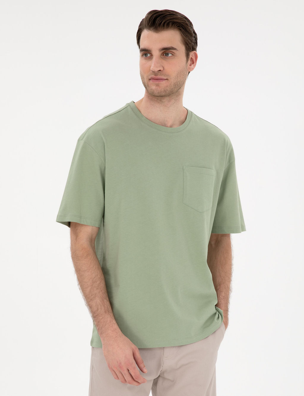 Ye_il Comfort Fit Basic Ti__rt
