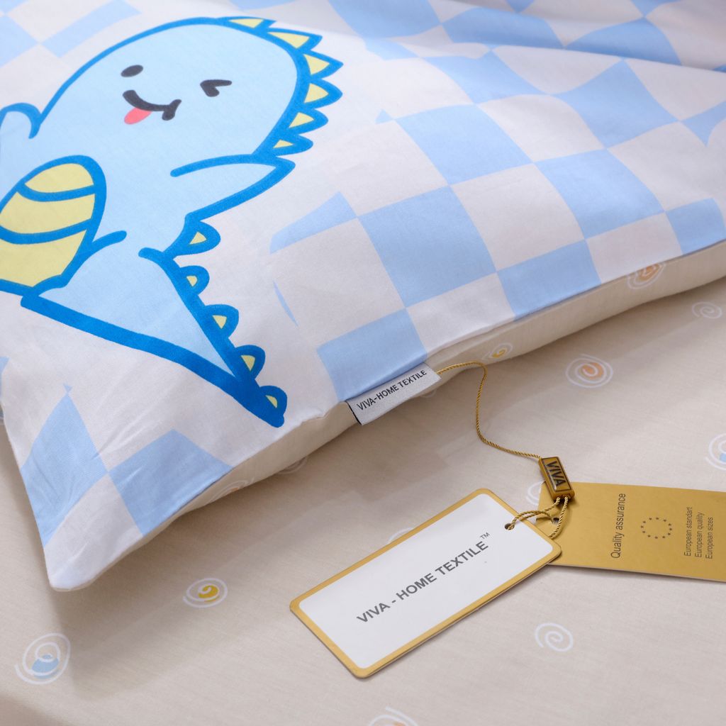 Комплект постельного белья на резинке Сатин Люкс KIDS 100% хлопок CDKR026 90*200*25/1.5 спальный/50-70 1 шт - Ситрейд фото 7
