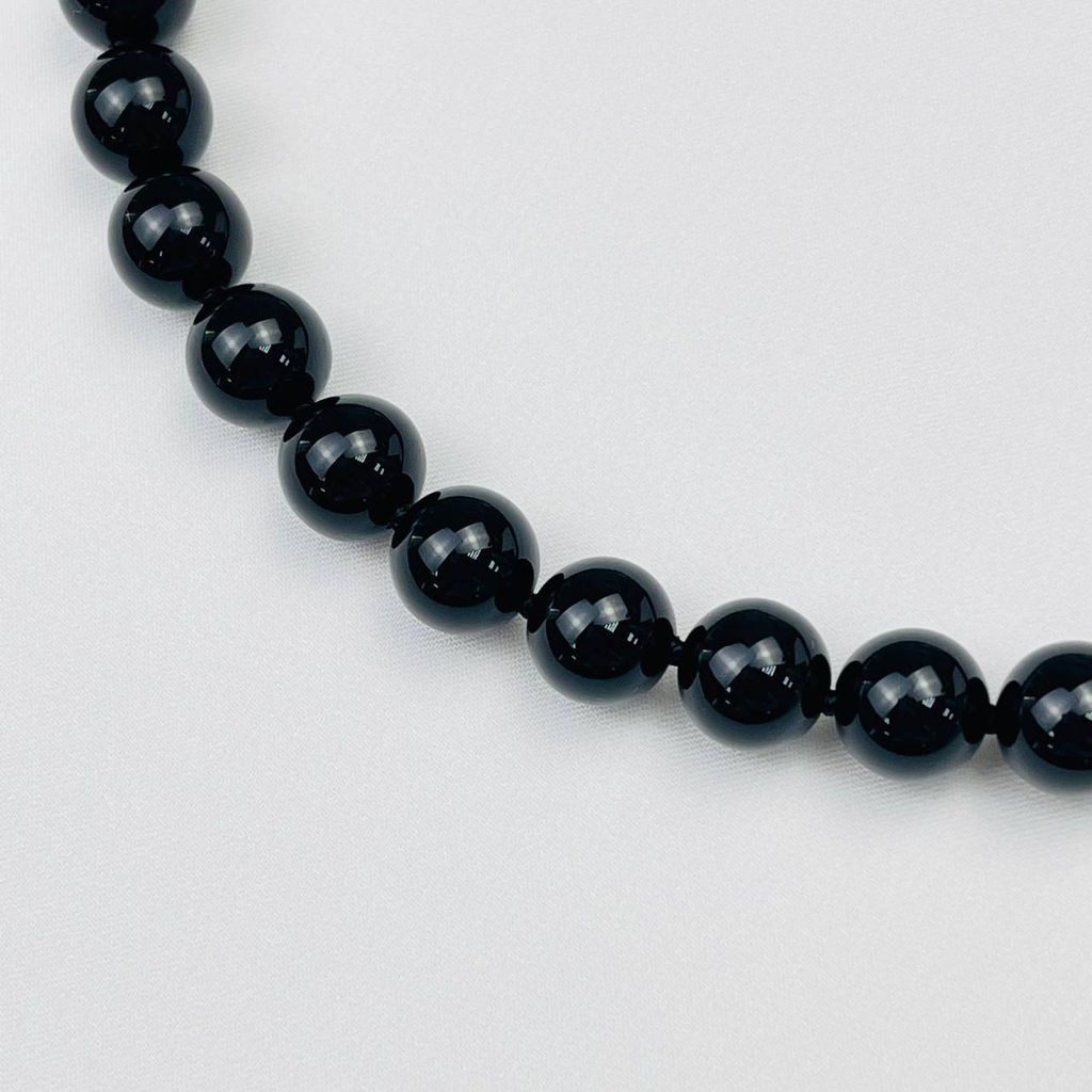 Колье из черного Агата 46 см +