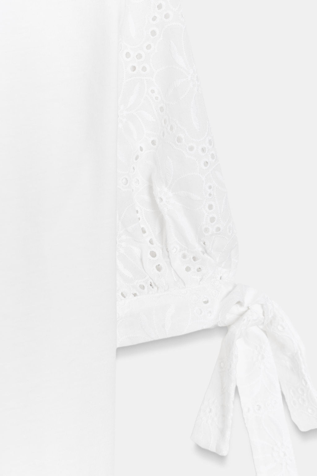 CAMISETA BORDADOS / Blanco - Zara фото 8
