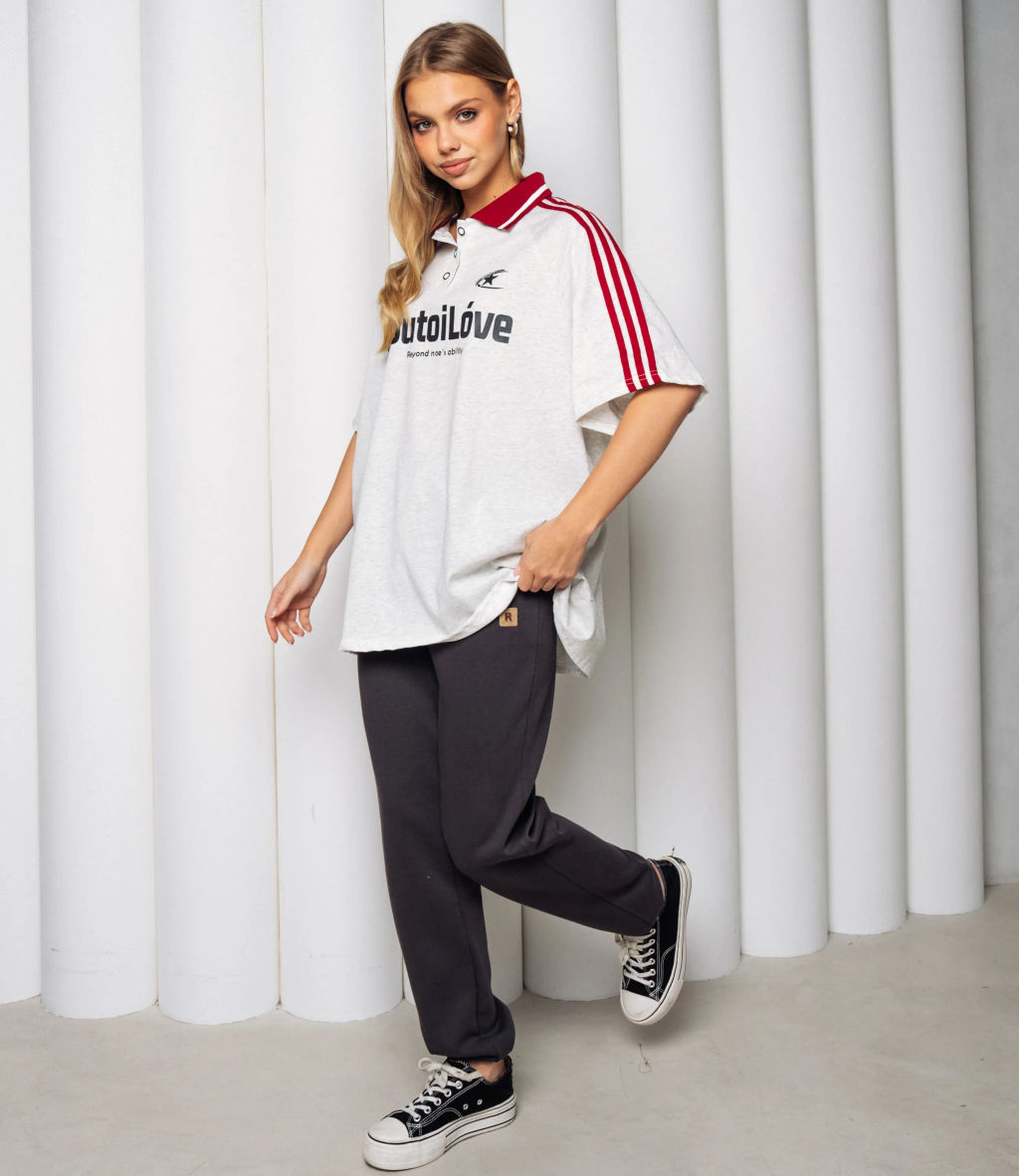 Футболка #КТ1716, светло-серый меланж - Dommod фото 4