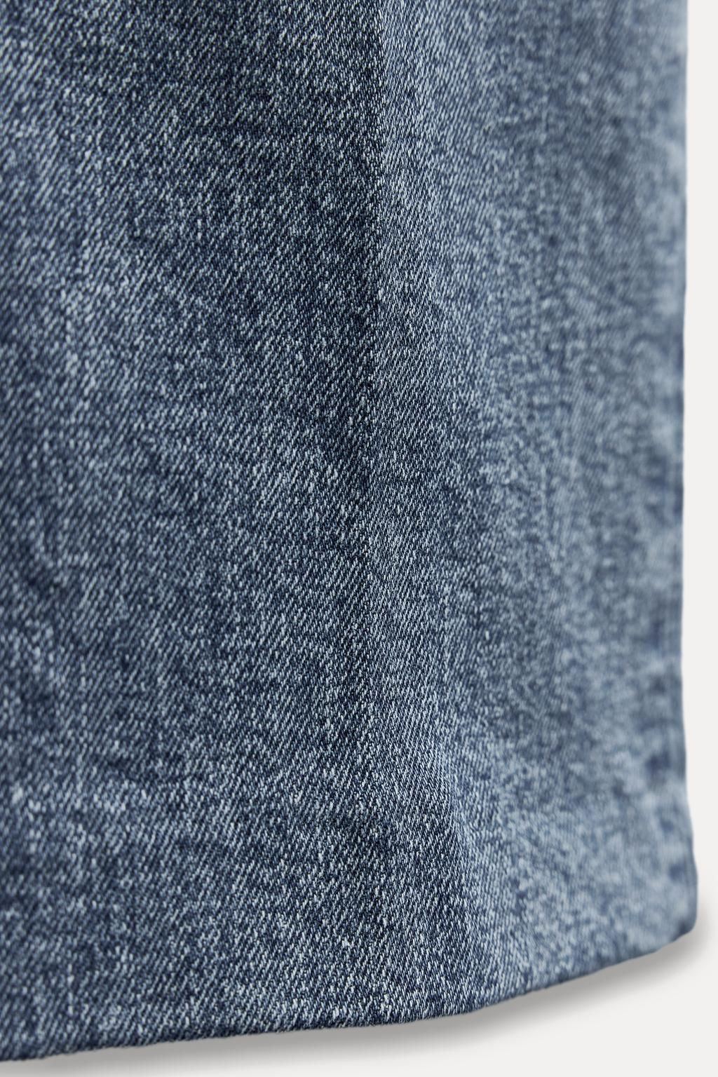 ZW COLLECTION BOOTCUT HIGH-WAIST CROPPED JEANS - Zara фото 10