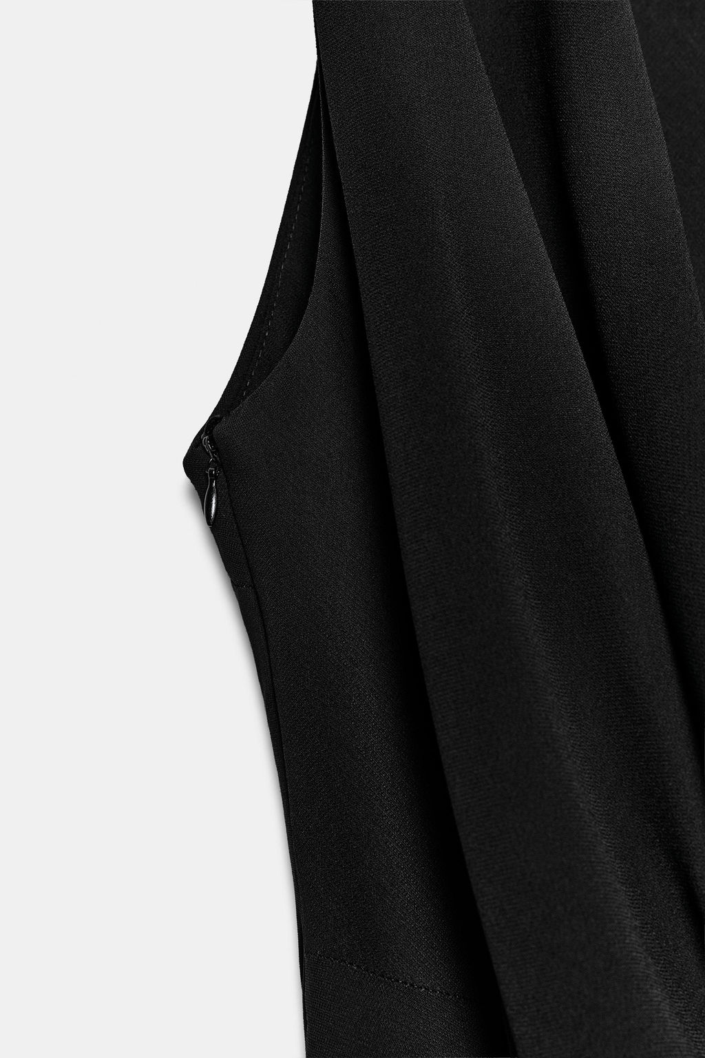VESTIDO MIDI DRAPEADO ZW COLLECTION / Negro - Zara фото 5