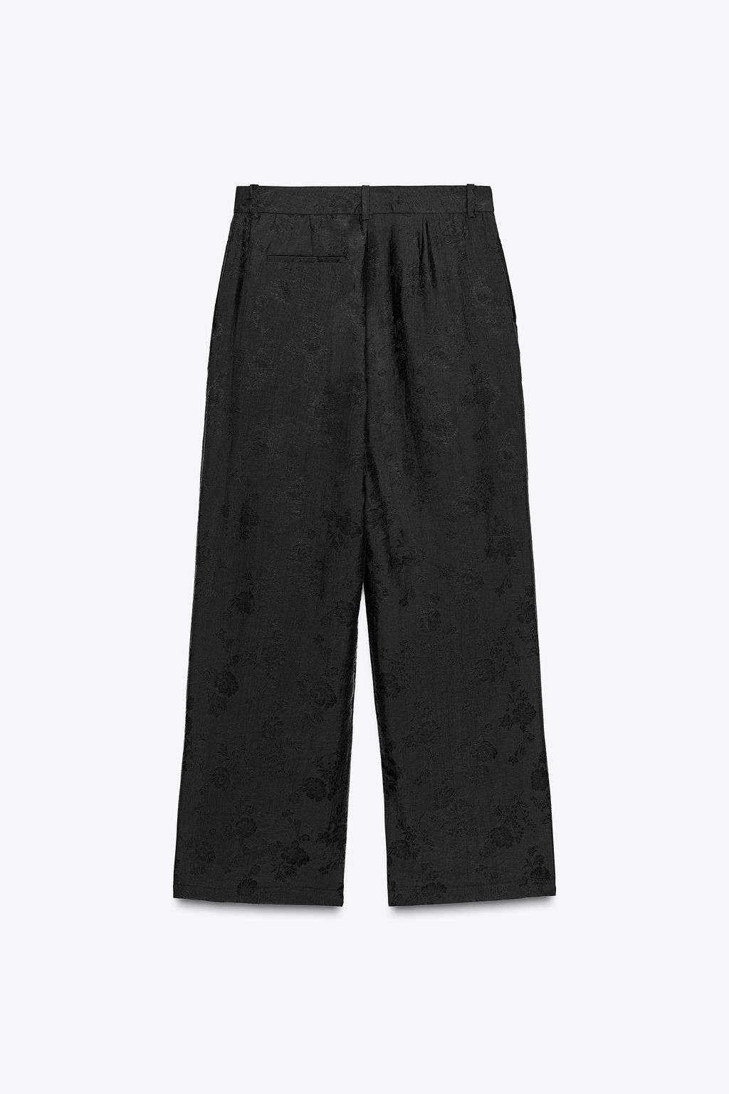 ZW COLLECTION FLORAL JACQUARD TROUSERS - Zara фото 5
